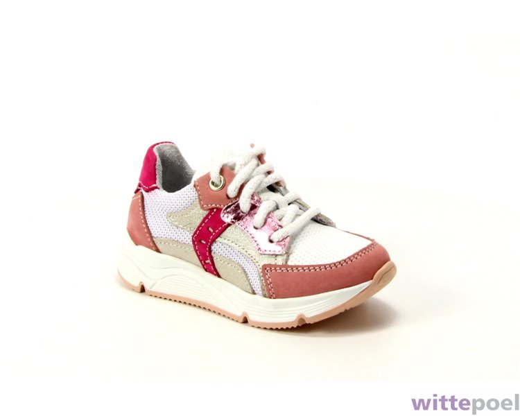 Twins sneaker Vive Venus 171 roze - zijkant rechts - bij Wittepoel Twins sneaker Vive Venus 171 roze - zijkant rechts - bij Wittepoel
