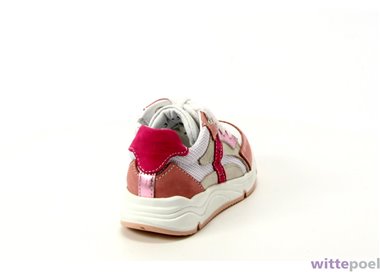 Twins sneaker Vive Venus 171 roze - achterkant rechts - bij Wittepoel