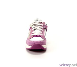 Twins sneaker Guusje Gul 177 paars - voorkant - bij Wittepoel