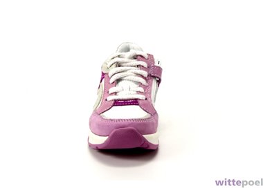 Twins sneaker Guusje Gul 177 paars - voorkant - bij Wittepoel