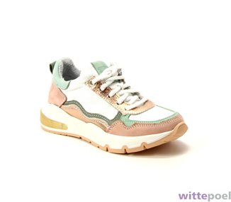 Twins sneaker Suus Splin 196 roze - zijkant rechts - bij Wittepoel