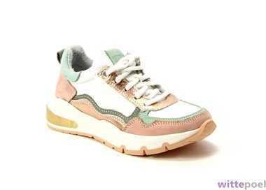 Twins sneaker Suus Splin 196 roze - zijkant rechts - bij Wittepoel
