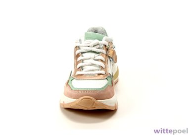 Twins sneaker Suus Splin 196 roze - voorkant - bij Wittepoel