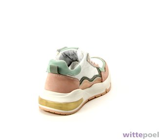 Twins sneaker Suus Splin 196 roze - achterkant rechts - bij Wittepoel
