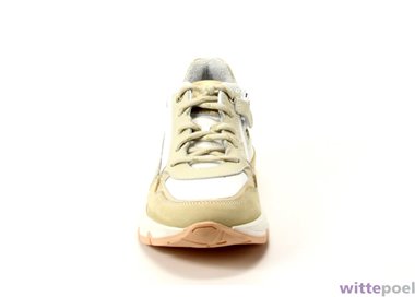 Twins sneaker Suus Splin 206 beige - voorkant - bij Wittepoel