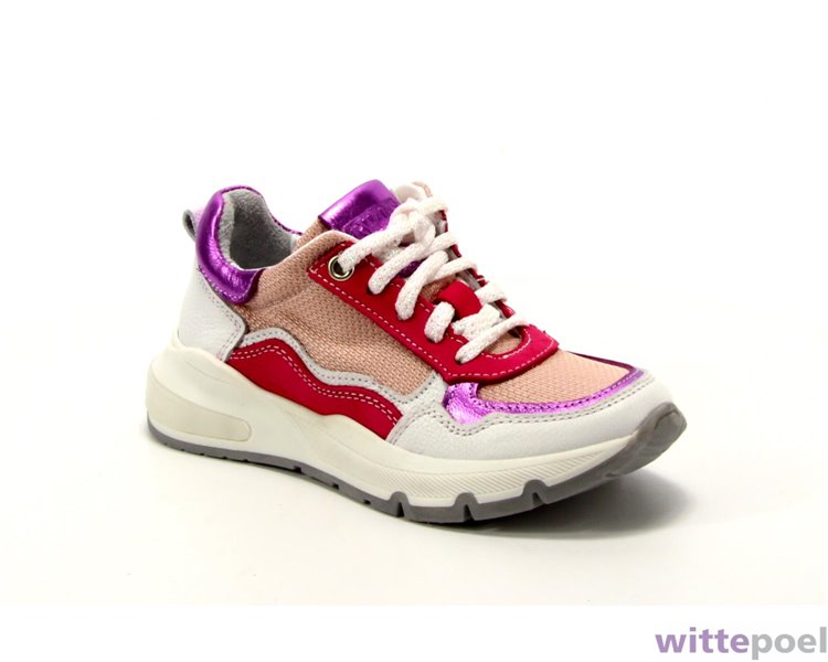 Twins sneaker Suus Splin 575 roze - zijkant rechts - bij Wittepoel Twins sneaker Suus Splin 575 roze - zijkant rechts - bij Wittepoel