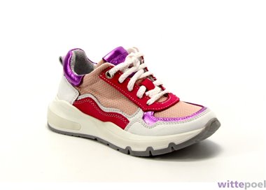 Twins sneaker Suus Splin 575 roze - zijkant rechts - bij Wittepoel