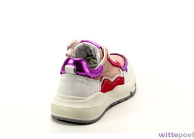Twins sneaker Suus Splin 575 roze - achterkant rechts - bij Wittepoel