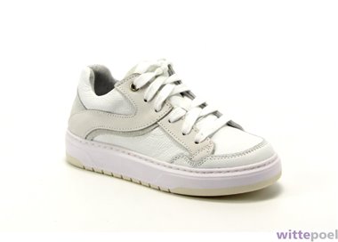 Twins sneaker Margot Mario 500 wit - zijkant rechts - bij Wittepoel