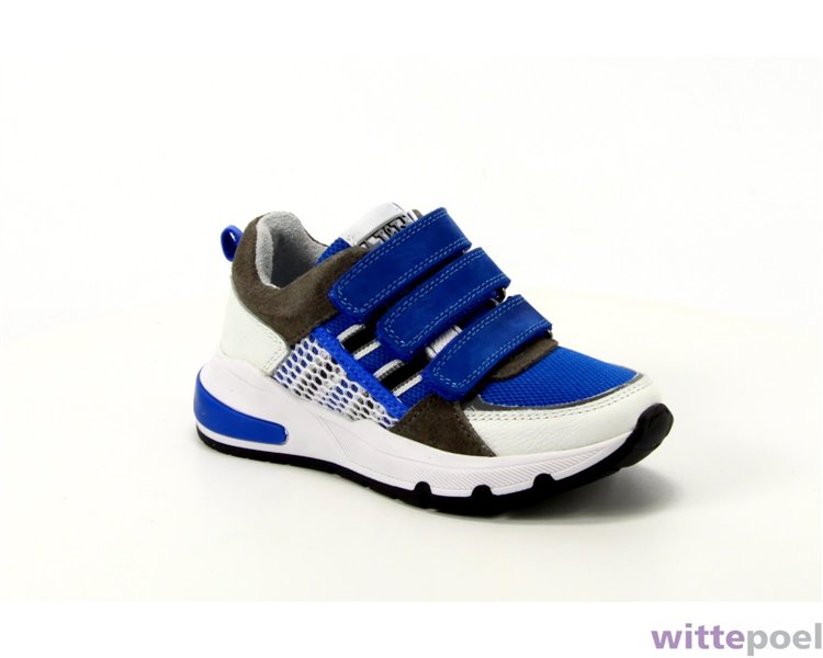 Trackstyle sneaker Stijn Splin 523 blauw - zijkant rechts - bij Wittepoel Trackstyle sneaker Stijn Splin 523 blauw - zijkant rechts - bij Wittepoel
