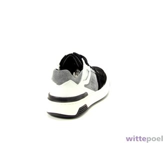 Trackstyle sneaker Bob Bond 589 zwart - achterkant rechts - bij Wittepoel