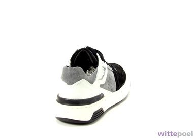 Trackstyle sneaker Bob Bond 589 zwart - achterkant rechts - bij Wittepoel