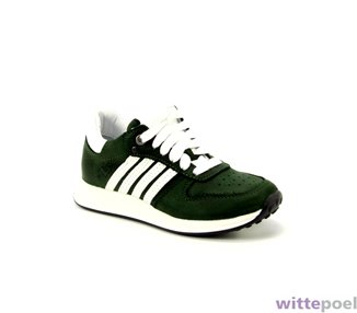 Trackstyle sneaker Raisa Retro 168 groen - zijkant rechts - bij Wittepoel