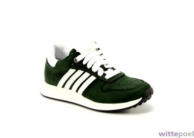 Trackstyle sneaker Raisa Retro 168 groen - zijkant rechts - bij Wittepoel