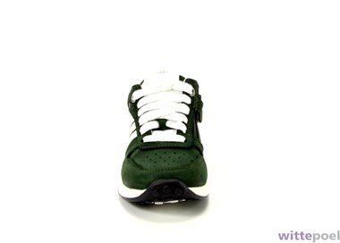 Trackstyle sneaker Raisa Retro 168 groen - voorkant - bij Wittepoel