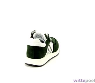 Trackstyle sneaker Raisa Retro 168 groen - achterkant rechts - bij Wittepoel