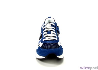 Trackstyle sneaker Edi Esco 123 blauw - voorkant - bij Wittepoel