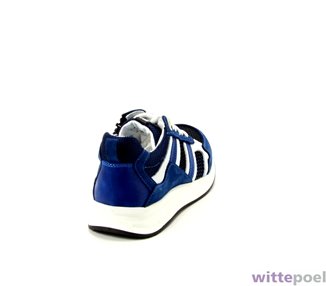 Trackstyle sneaker Edi Esco 123 blauw - achterkant rechts - bij Wittepoel