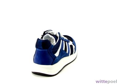 Trackstyle sneaker Edi Esco 123 blauw - achterkant rechts - bij Wittepoel