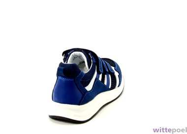 Trackstyle sneaker Emil Esco 123 blauw - achterkant rechts - bij Wittepoel