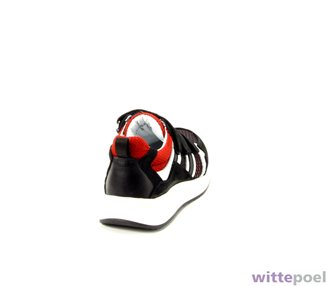 Trackstyle sneaker Emil Esco 541 rood - achterkant rechts - bij Wittepoel