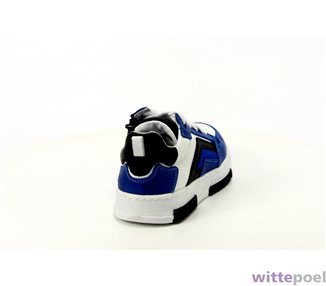 Trackstyle sneaker Huub Hero 123 blauw - achterkant rechts - bij Wittepoel