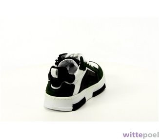 Trackstyle sneaker Huub Hero 168 groen - achterkant rechts - bij Wittepoel