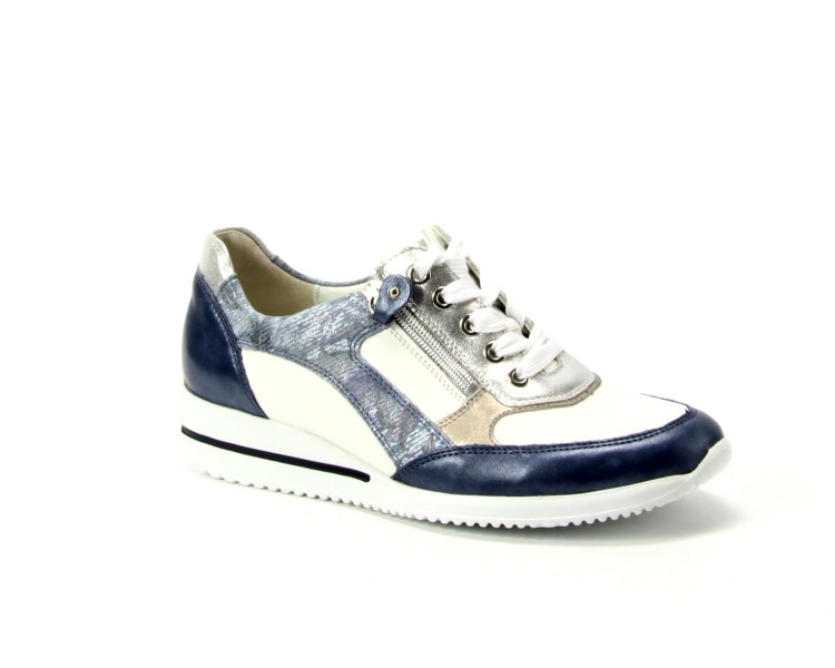 Waldlaufer veterschoen Himona 700 593 blauw Waldlaufer veterschoen Himona 700 593 blauw