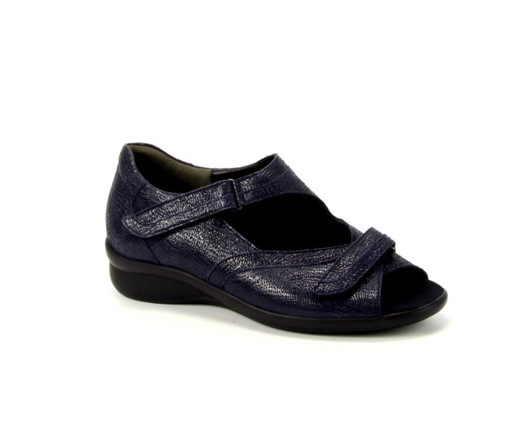 Durea dichte hiel sandaal 7395 0855 blauw Durea dichte hiel sandaal 7395 0855 blauw
