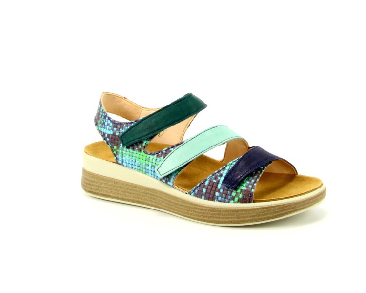 Think sandaal Meggie 9040 blauw Think sandaal Meggie 9040 blauw