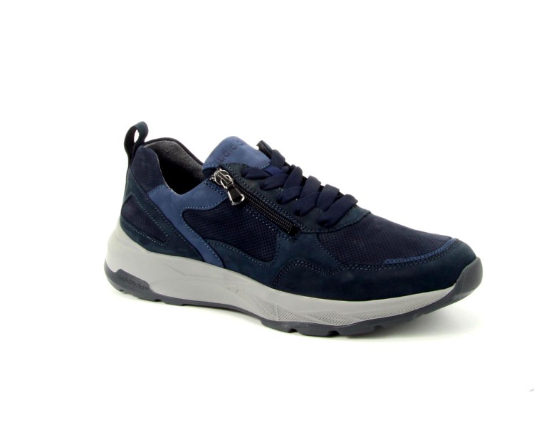 Waldlaufer veterschoen H-Tom 300 537 blauw Waldlaufer veterschoen H-Tom 300 537 blauw