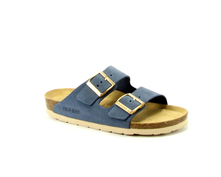 Rohde slipper Alba 55 blauw Rohde slipper Alba 55 blauw