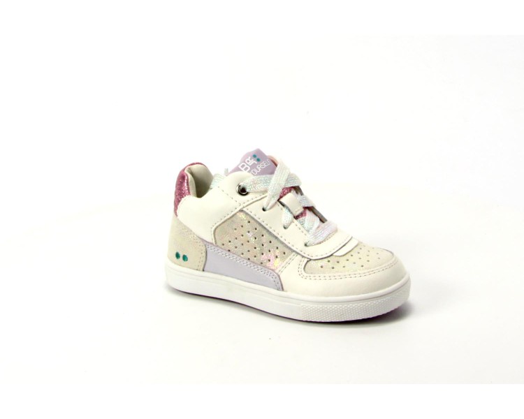 Bunnies jr veterschoen Loran Louw 500 wit Bunnies jr veterschoen Loran Louw 500 wit