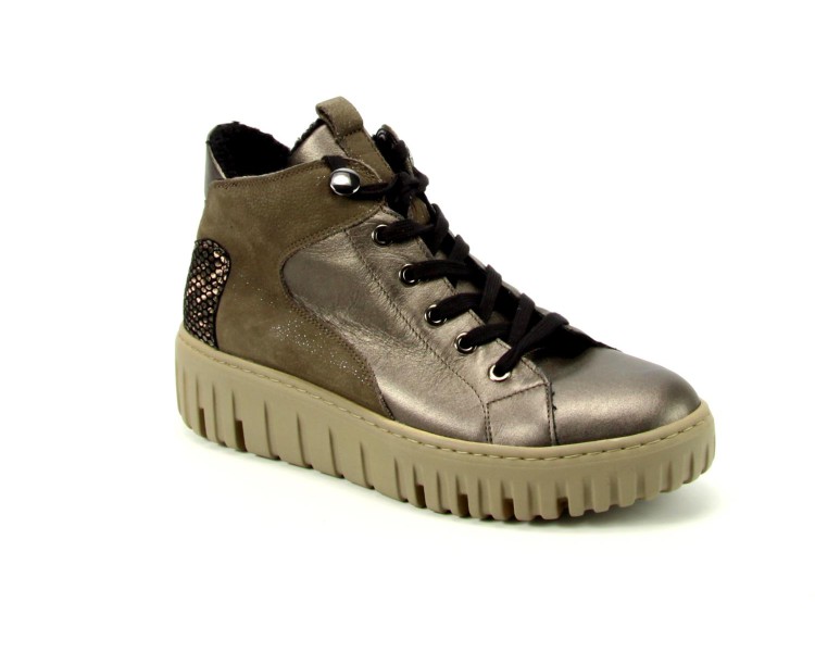 Waldlaufer veterboot H-Livia 403 999 grijs Waldlaufer veterboot H-Livia 403 999 grijs