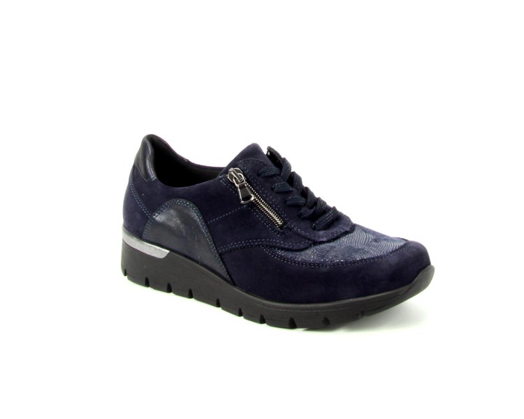 Waldlaufer veterschoen K-Ramona 606 194 blauw Waldlaufer veterschoen K-Ramona 606 194 blauw