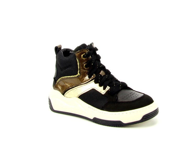 Twins veterboot Bonny Braaf 189 zwart Twins veterboot Bonny Braaf 189 zwart