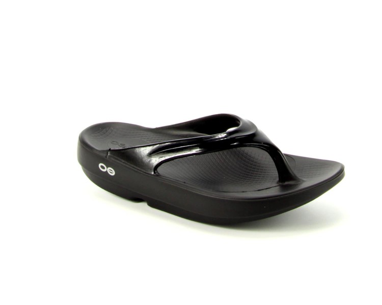 OOfos teenslipper OOlala 1400 BLCK zwart