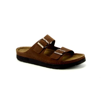 Berkemann slipper Adam 493 bruin