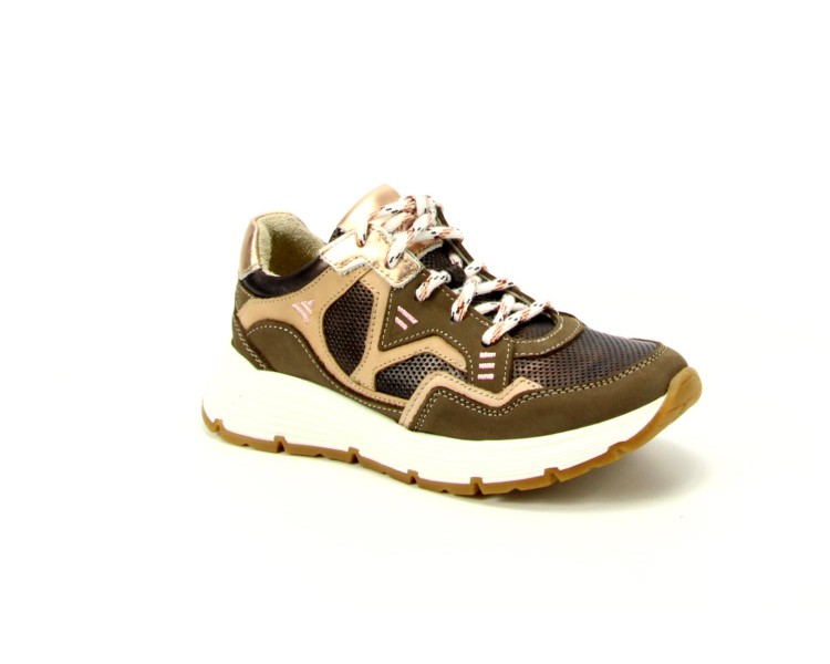 Twins sneaker Polly Poker taupe Twins sneaker Polly Poker taupe
