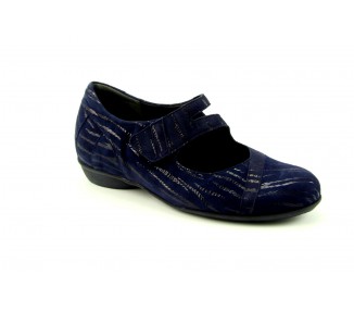 Durea bandschoen 5737 blauw bij Wittepoel