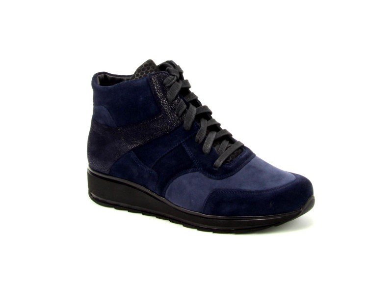 Durea veterboot 9745 1904 blauw Durea veterboot 9745 1904 blauw