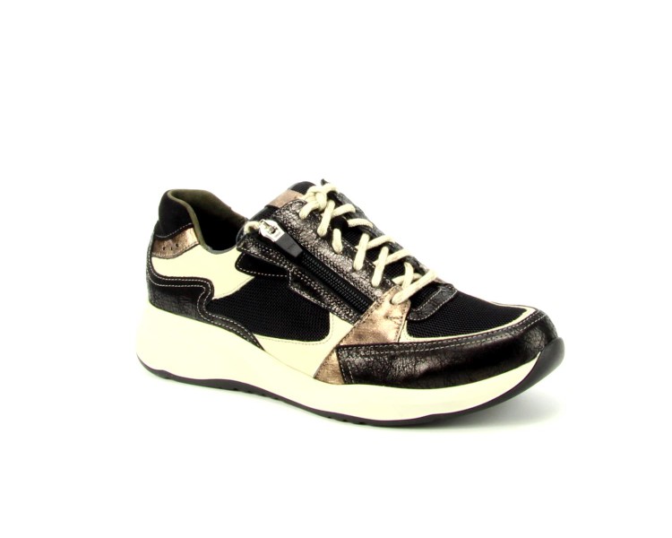 Durea sneaker 6295 1731 zwart Durea sneaker 6295 1731 zwart