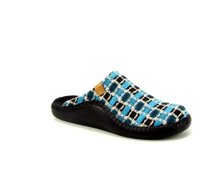 Westland pantoffel Monaco D 03 622 blauw Westland pantoffel Monaco D 03 622 blauw