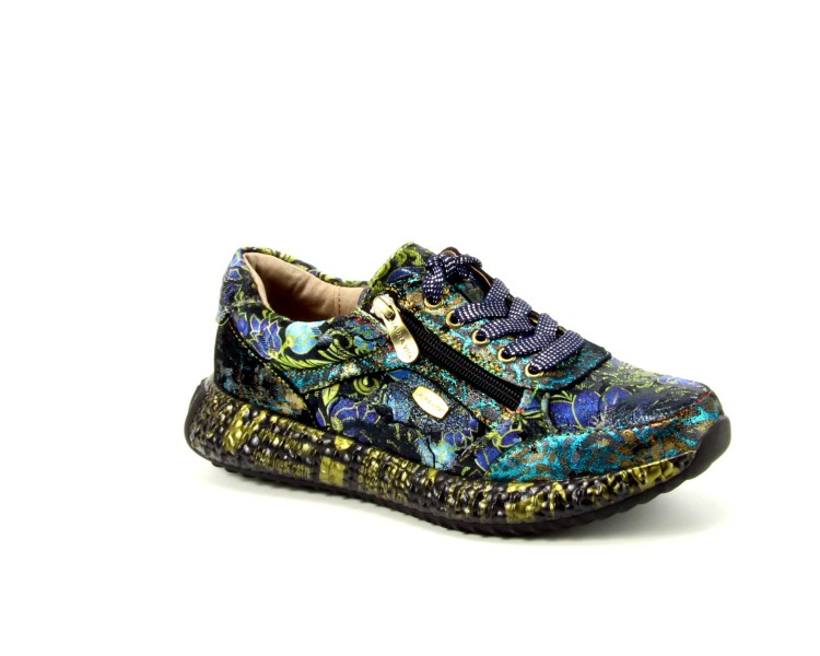 Laura Vita sneaker Burton 1123 blauw