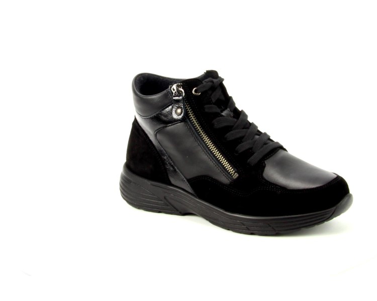 Hartjes veterboot Katy 01.01 zwart Hartjes veterboot Katy 01.01 zwart