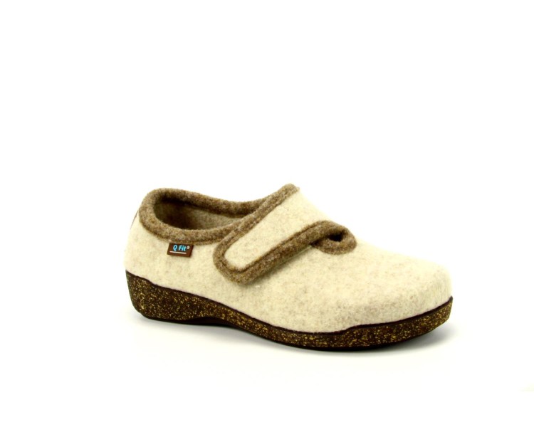 Qfit pantoffel Noor 3615.04 beige