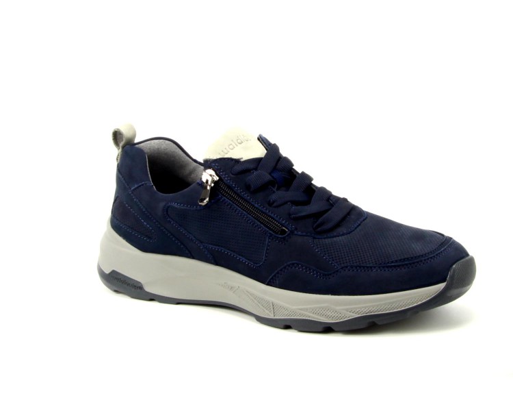 Waldlaufer veterschoen H-Tom 857 blauw