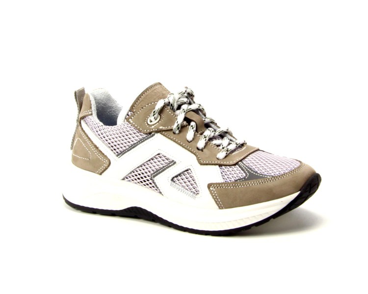 Trackstyle sneaker Evan Engel 108 taupe