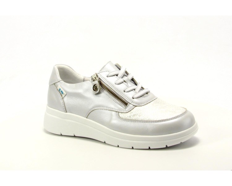 Qfit veterschoen Emma 4121.10 wit