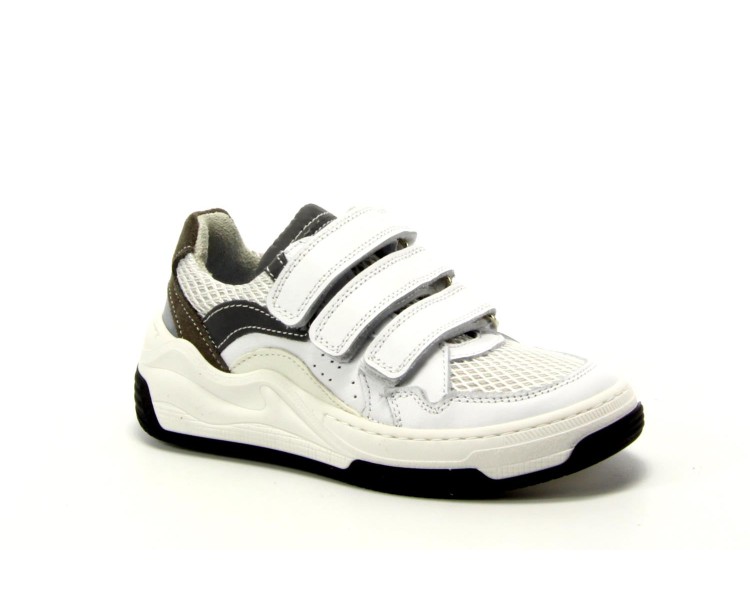 Trackstyle sneaker Bruce Braaf 500 wit